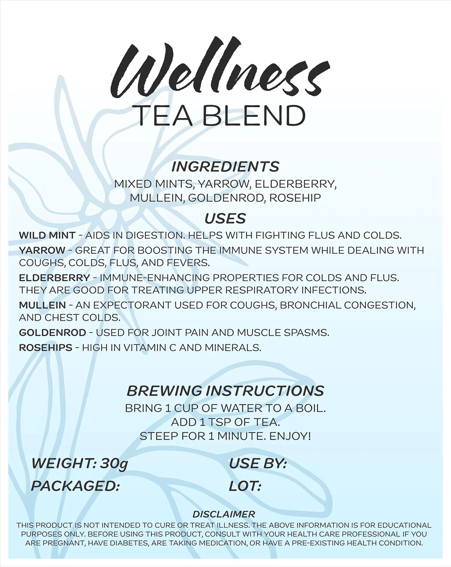 Wellness Tea Blend