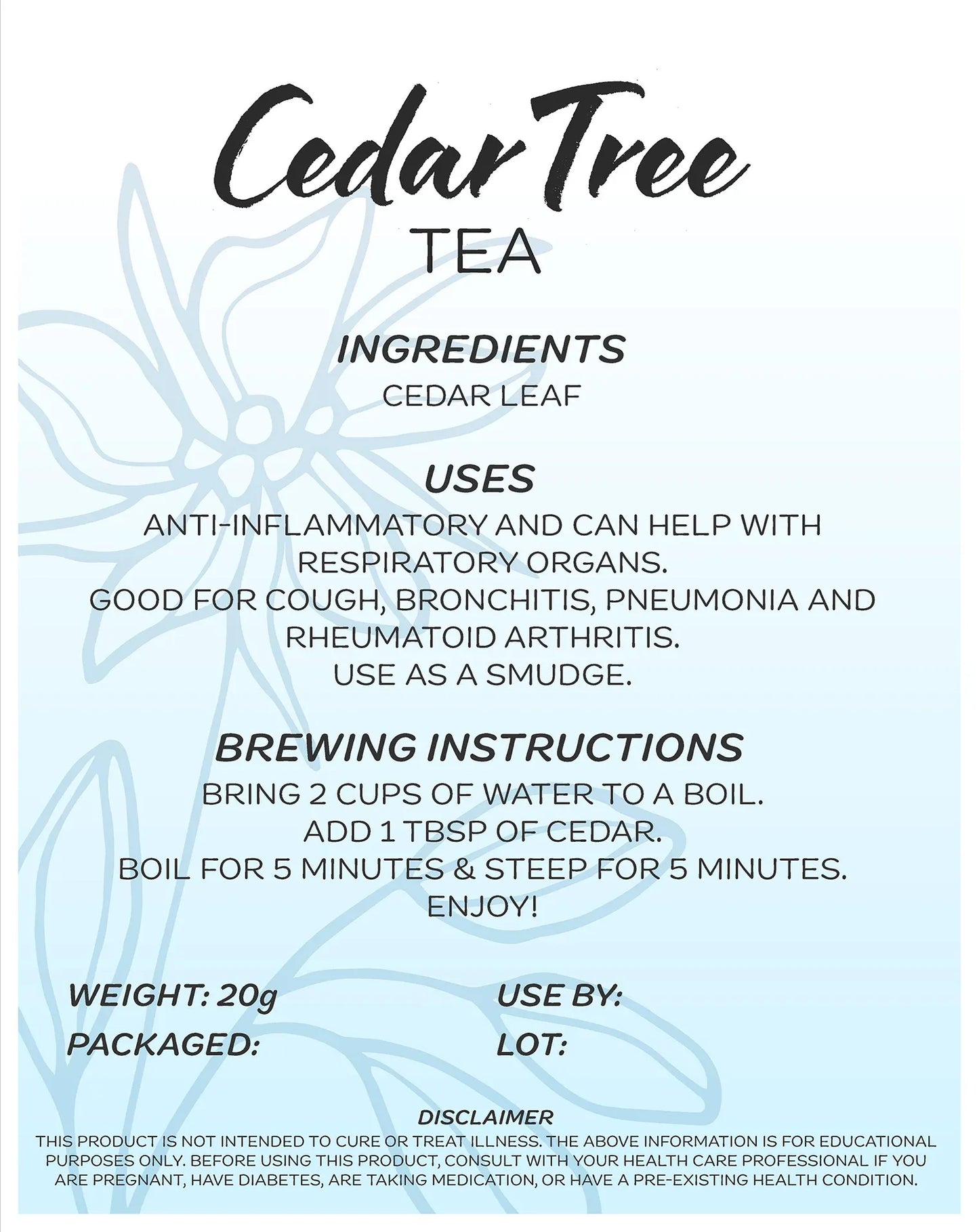 Cedar Tree Tea